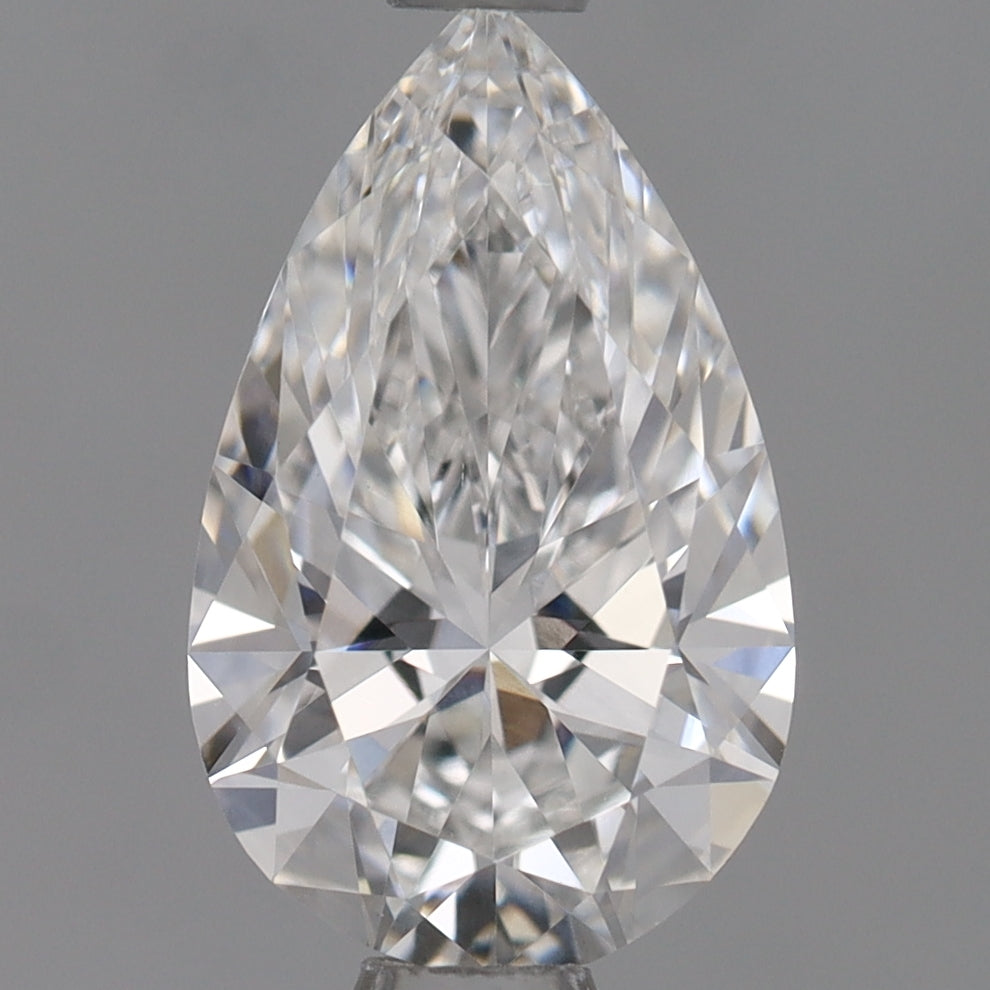 Lab-odlad diamant 1,08 ct, päron, E, VVS2