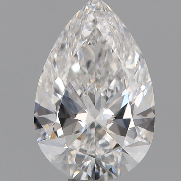 Laboratoriedyrket diamant 1,08 ct, pære, E, VS1