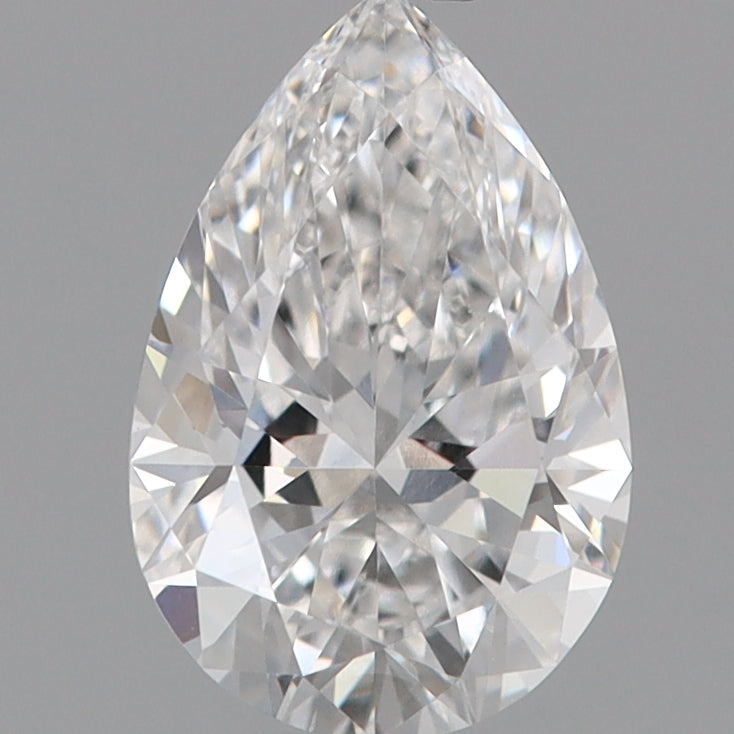Diamante sintetico 1,08 ct, a pera, D, VVS1