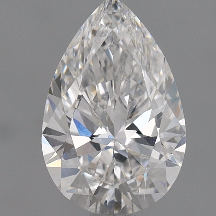 Laboratoriedyrket diamant 1,05 ct, pære, D, VVS2