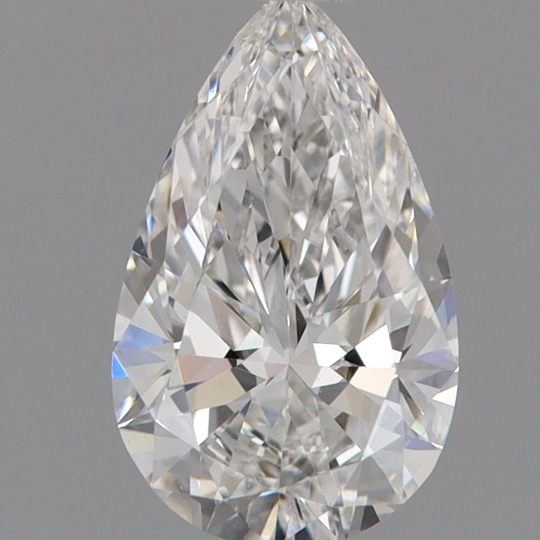 Laboratorijoje užaugintas deimantas 1,02 ct, kriaušės formos, E, VVS2