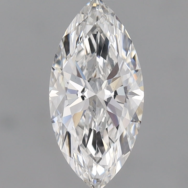 Laboratorijoje užaugintas deimantas 0,78 ct, markizės formos, E, VS1