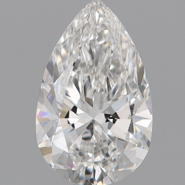 Lab-odlad diamant 1,08 ct, päron, E, VVS2