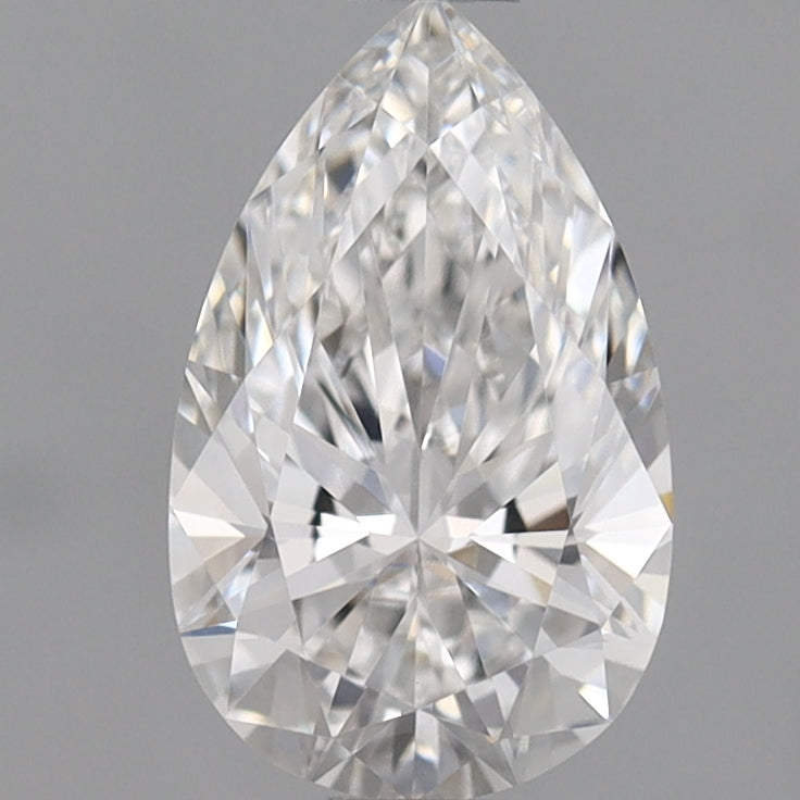 Laboratoriedyrket diamant 1,05 ct, pære, E, VVS2