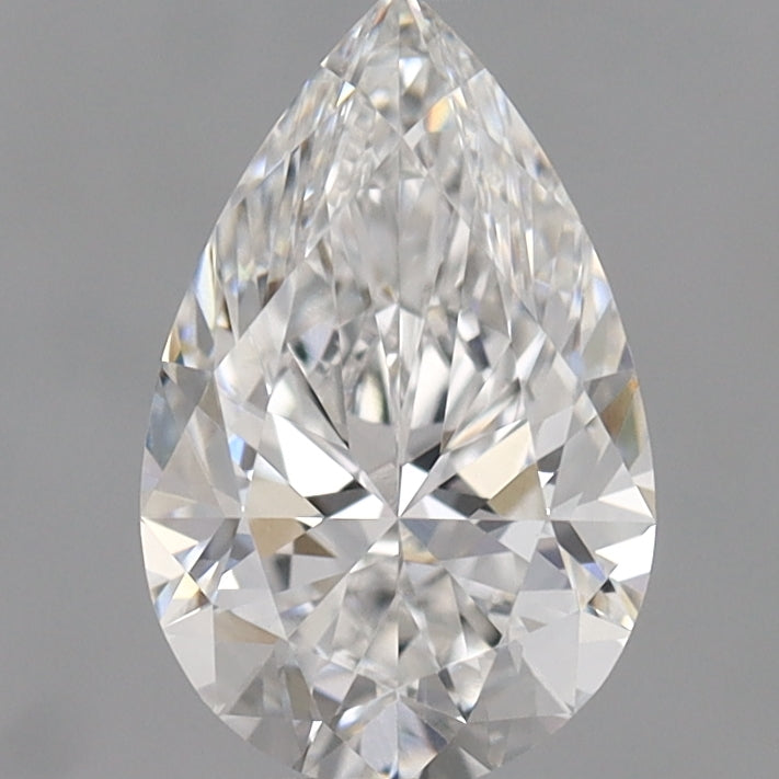 Laboratoriedyrket diamant 1,05 ct, pære, E, VVS2