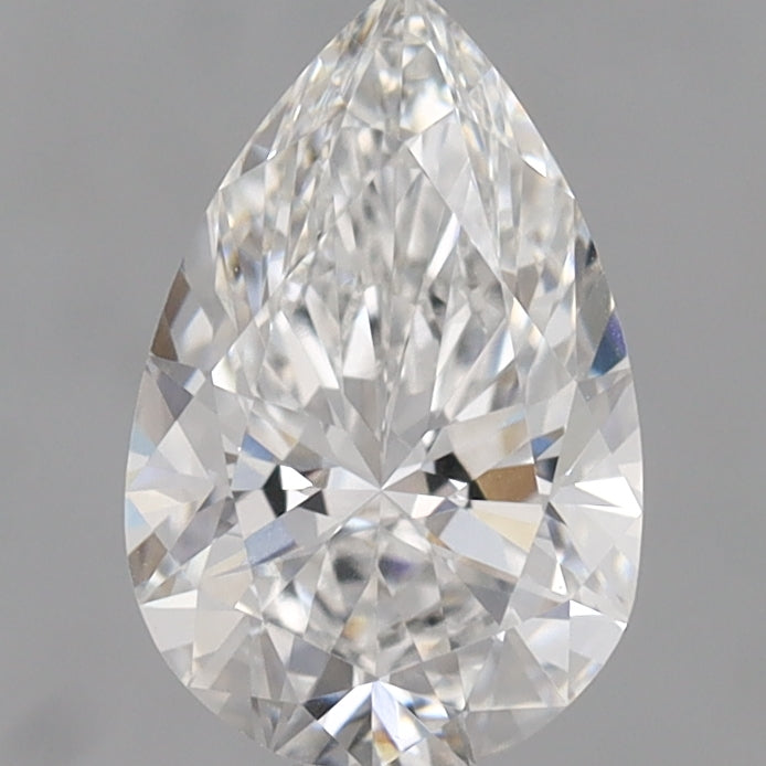 लैब-निर्मित हीरा 1.08ct, नाशपाती, E, VVS2