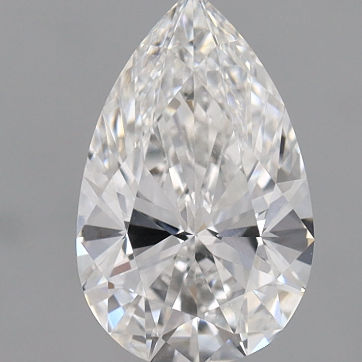 Laboratoriedyrket diamant 1,08 ct, pære, E, VVS1