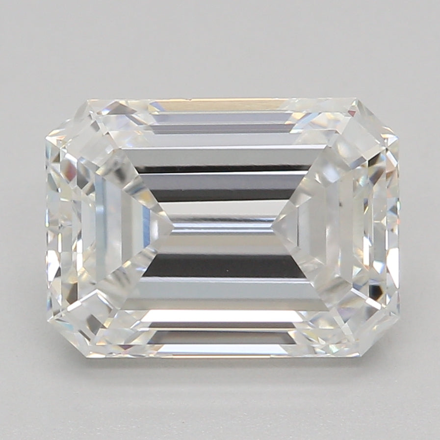 Laboratoriedyrket diamant 1,82 ct, smaragdslipt, E, VS1