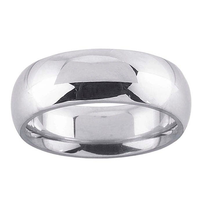 Nordt Sterling Silver Comfort Fit Wedding Band