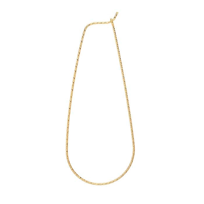 14/20 Geel Goud Gevuld Druppelvormige Glanzende Oorring