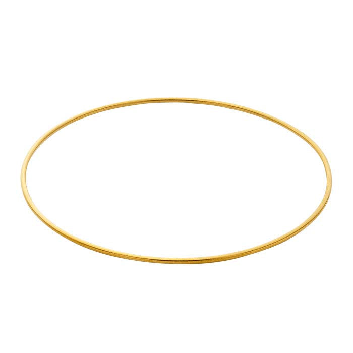 Brazalete chapado en oro amarillo 14/20