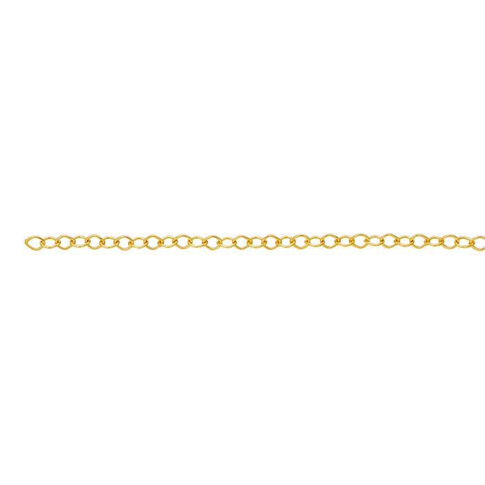 14/20 Yellow Gold-Filled Marquise Cable Chain