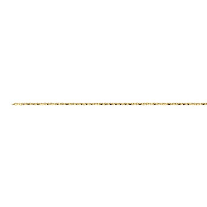 14K Yellow Gold Diamond-Cut Cable Chain