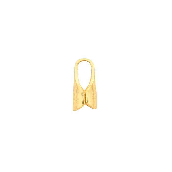 14K Yellow Gold End Cap