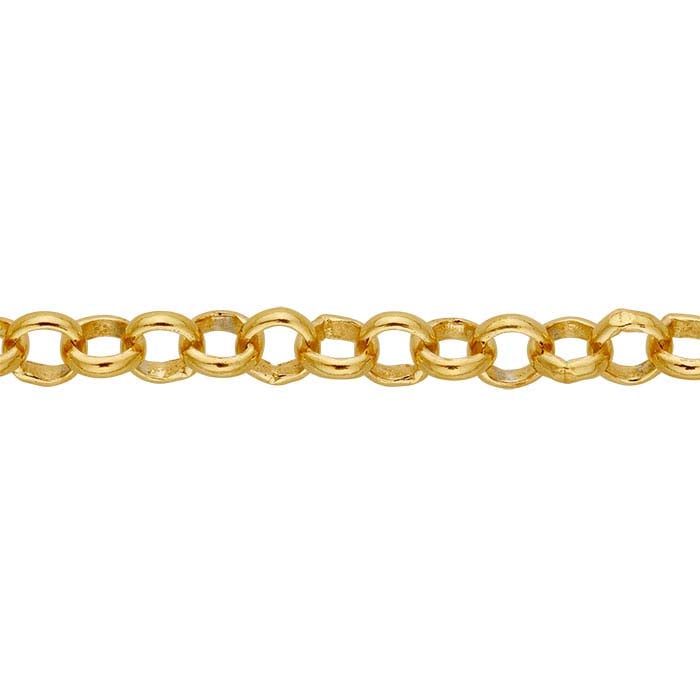 14/20 Yellow Gold-Filled Round Rolo Chain