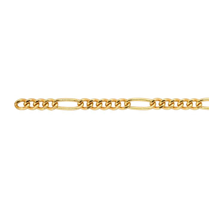 14/20 Yellow Gold-Filled Figaro Chain