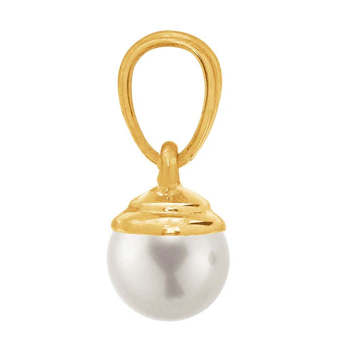 14K Gelbgold Perlen-Komponentenmontage