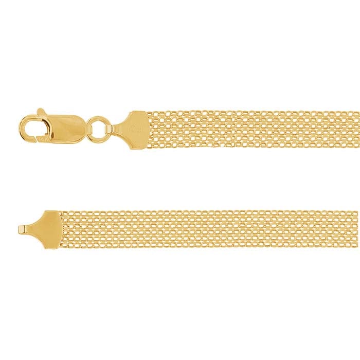 14K Yellow Gold Bismark Chain