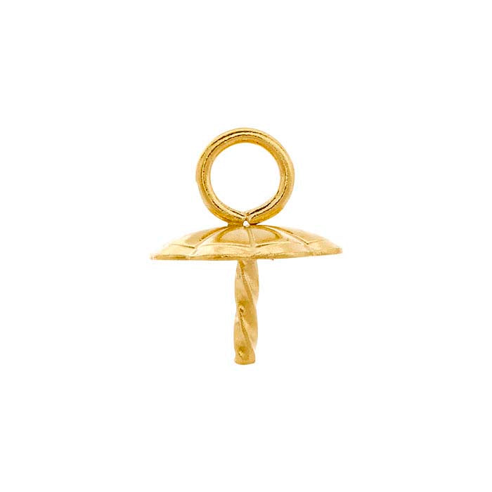 14/20 Yellow Gold-Filled Flower Screw Eye
