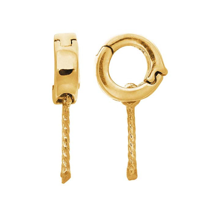 Rinforzo per Collana in Oro Giallo 14K con Perla su Pernio