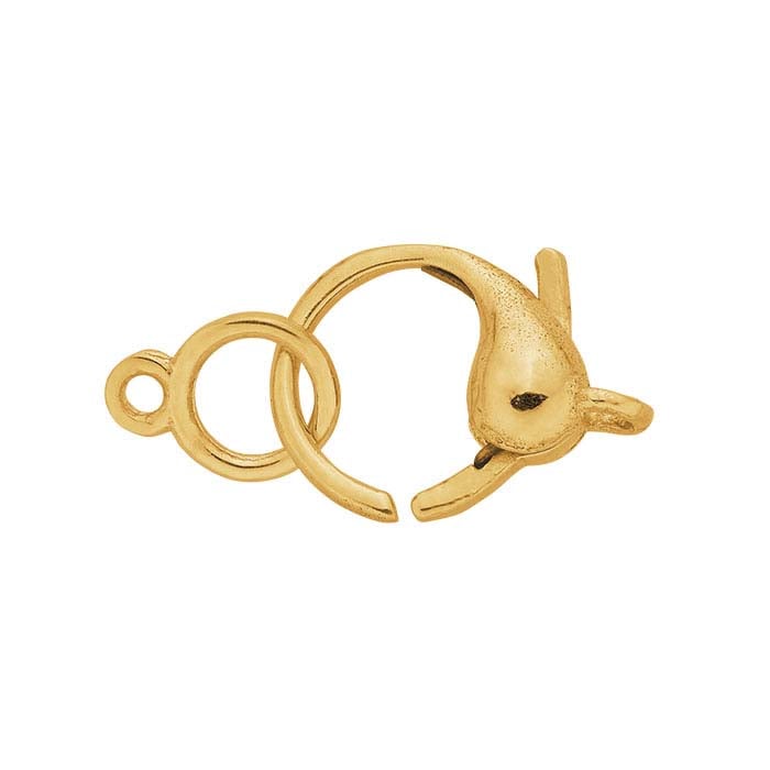 Κούμπωμα Αστακού από Κίτρινο Χρυσό 14Κ με Κλειστό Δαχτυλίδι