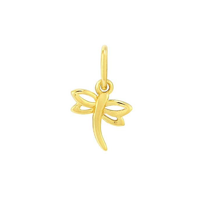 Zawieszka ważka z żółtego złota 14K