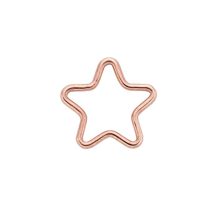 14/20 روز جولد-مملوء مكون نجمة مفتوحة