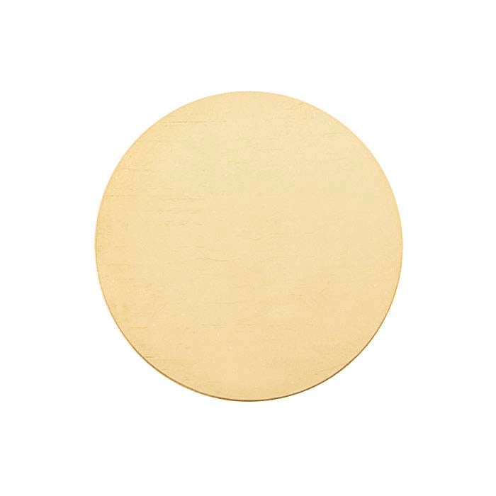 14K Yellow Gold Discs, ., Soft