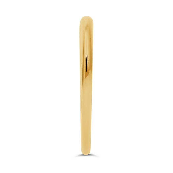 14K Yellow Gold 3/4-Ring Shank