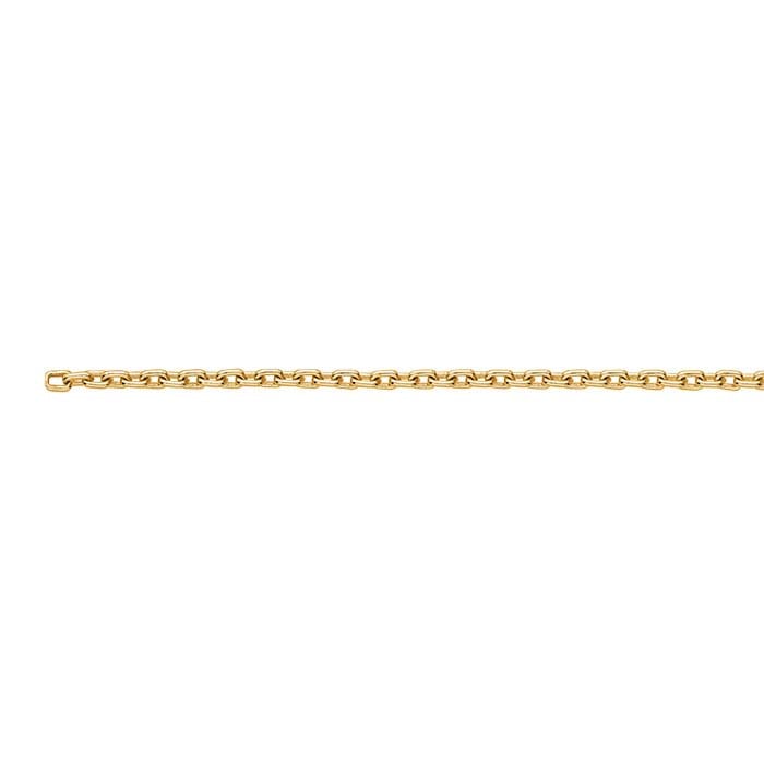 14/20 Yellow Gold-Filled Rectangle Cable Chain