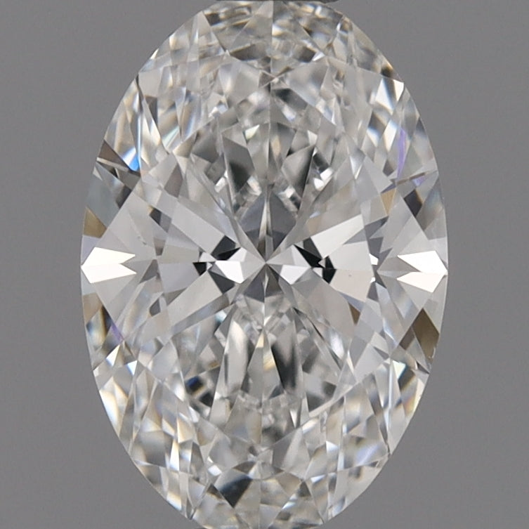 Лабораторно выращенный бриллиант 1.06 карат, овальный, D, VS1