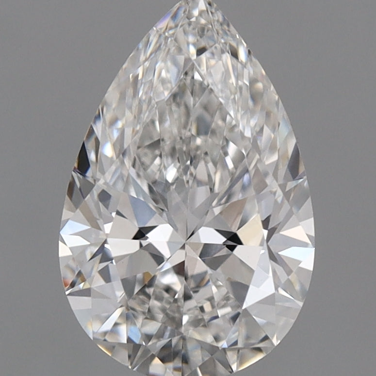 लैब-निर्मित हीरा 1.07ct, नाशपाती, E, VVS2