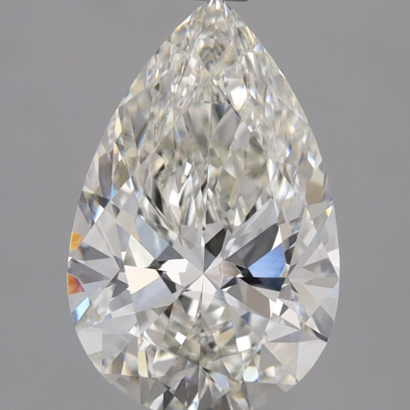 실험실 성장 다이아몬드 1.85캐럿, 배 모양, G, VVS2
