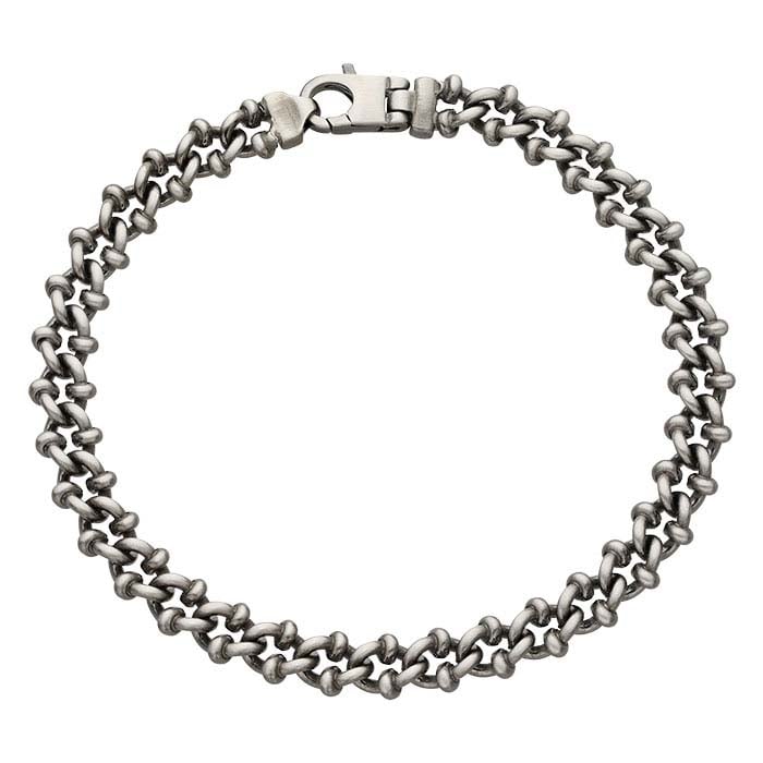 Sterling Silver Crab Chain Bracelet