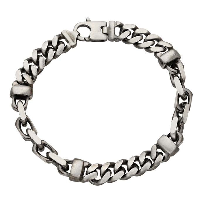 Sterling Silver Curb Chain Bracelet