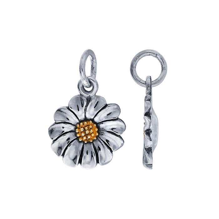 Sterling Silver Daisy Charm