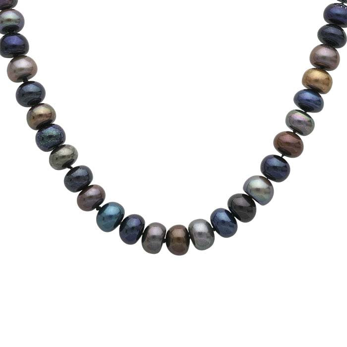 Collana di perle coltivate 9– multicolore
