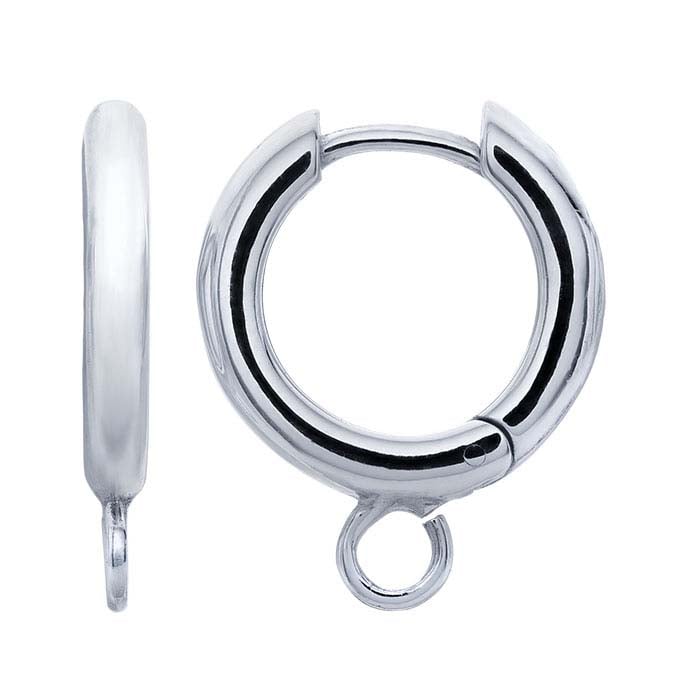 14/20 Yellow Gold-Filled Hoop Earring with Closed Ring