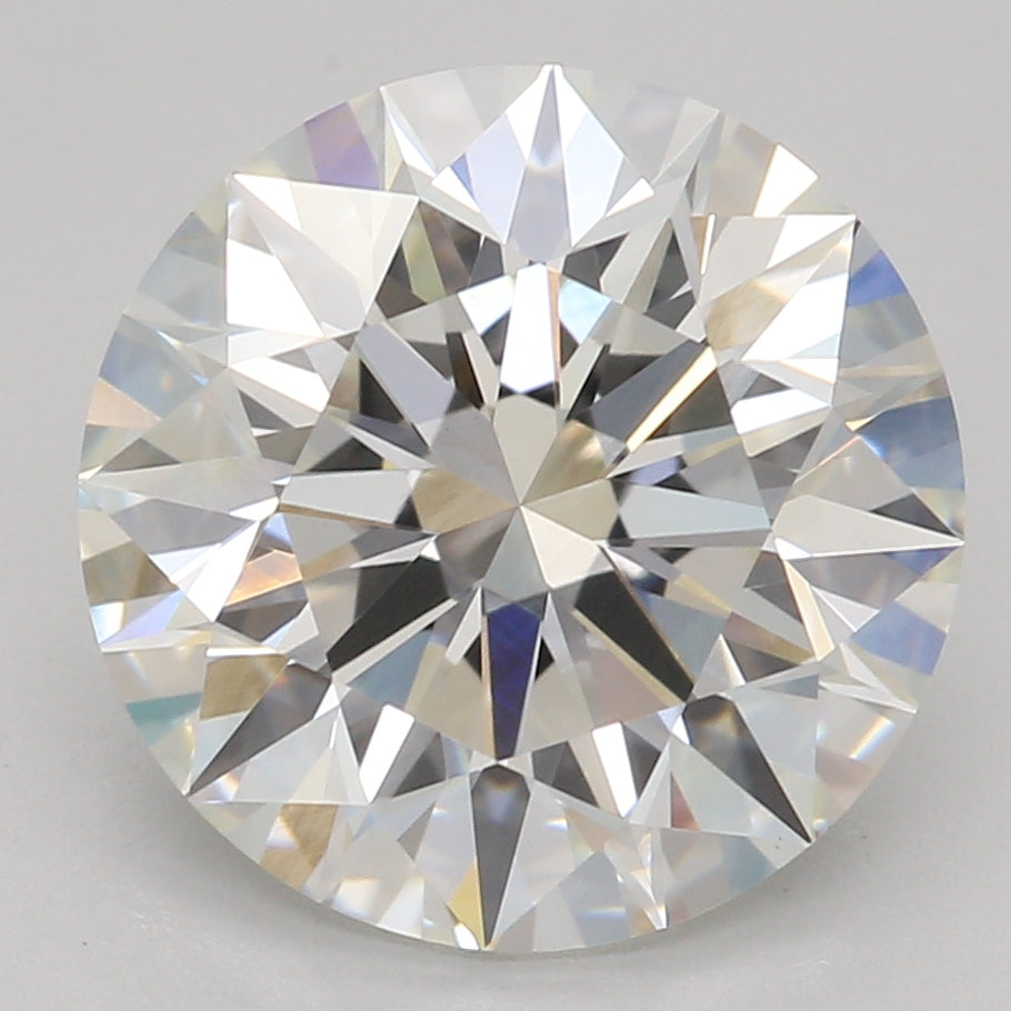 Im Labor gezüchteter Diamant 2,86 ct, rund, F, VVS2