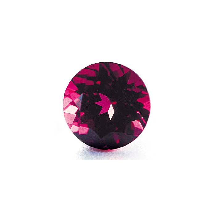 Rhodolite Garnet Round Faceted Gemstones, AA-Grade