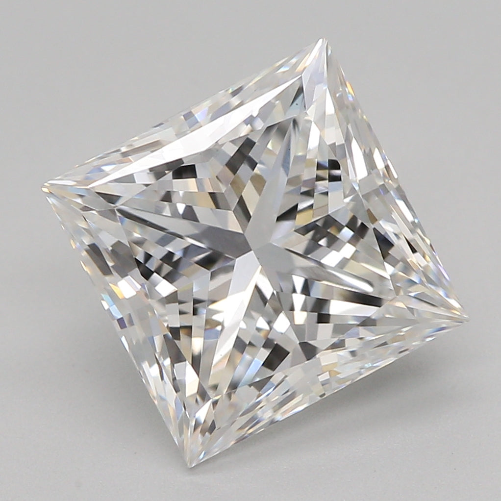 Lab-Grown Diamond 2.56ct, Princess, E, VS1