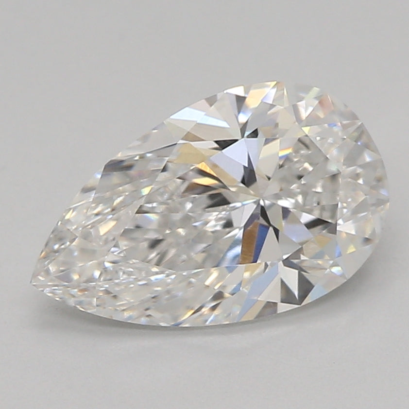 Diamante cultivado en laboratorio 1ct, pera, E, VVS2