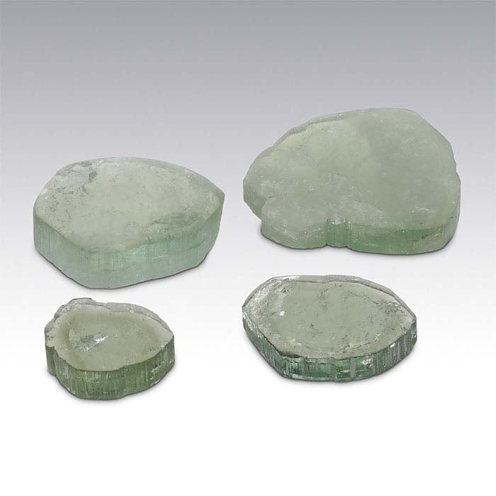 Pala King 8–11mm Grøn Turmalin Skive