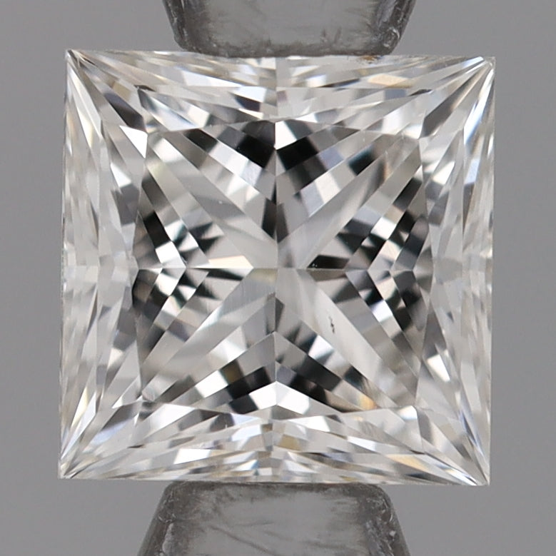 Diament laboratoryjny 0,52 ct, szlif princess, F, VS1