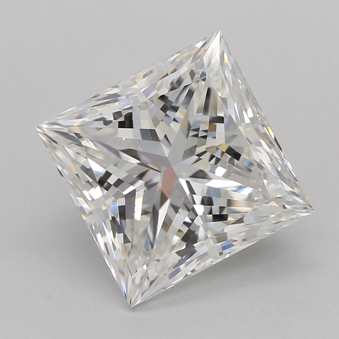 Diament laboratoryjny 2,55 ct, szlif princess, F, VVS2