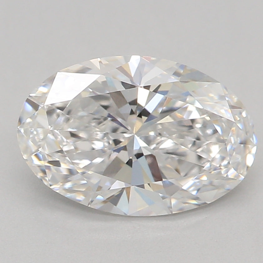 Diamant synthétique 1,08 ct, ovale, D, VVS2
