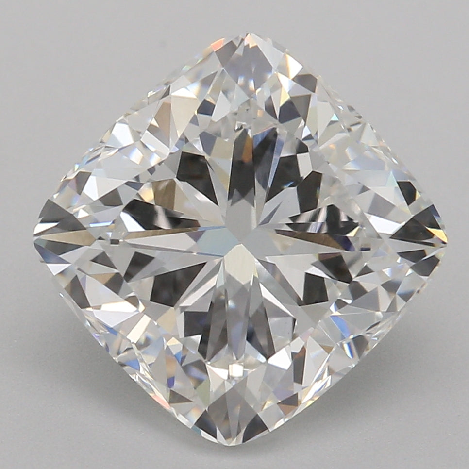 Lab-Gegroeide Diamant 2,59ct, Kussen Mod, E, VVS2
