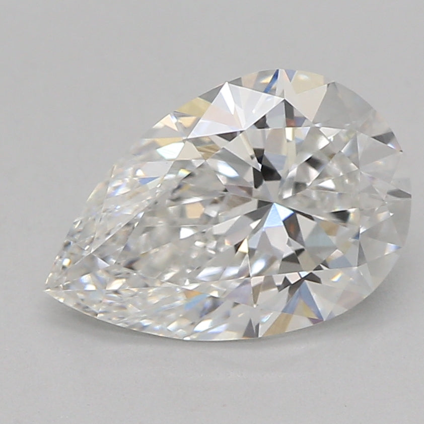 Diamante cultivado en laboratorio 1.07ct, pera, E, VVS2