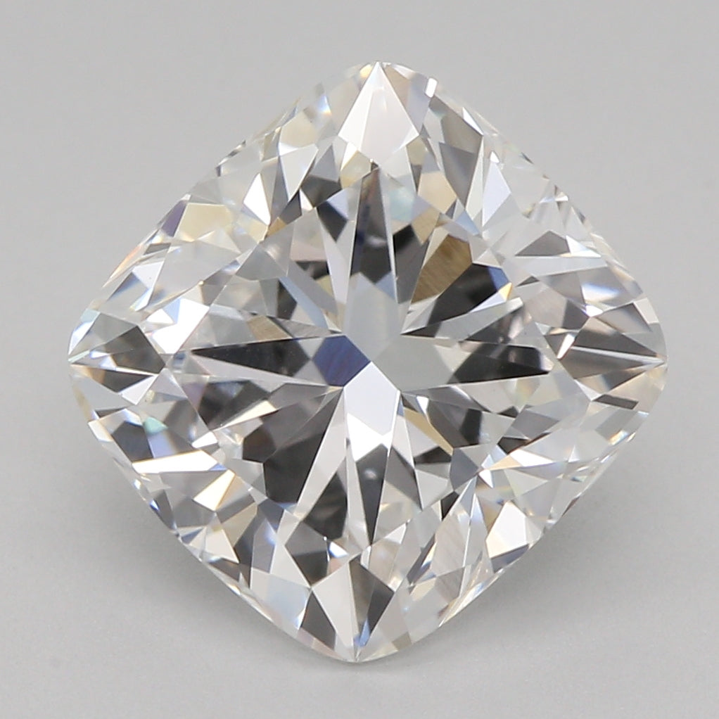 Лабораторно выращенный бриллиант 2,58 карат, подушка мод, E, VVS2