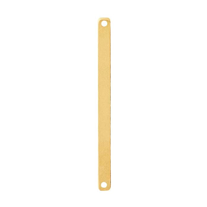 14/20 Yellow Gold-Filled Flat Rounded Rectangle Link Component, 0.81mm